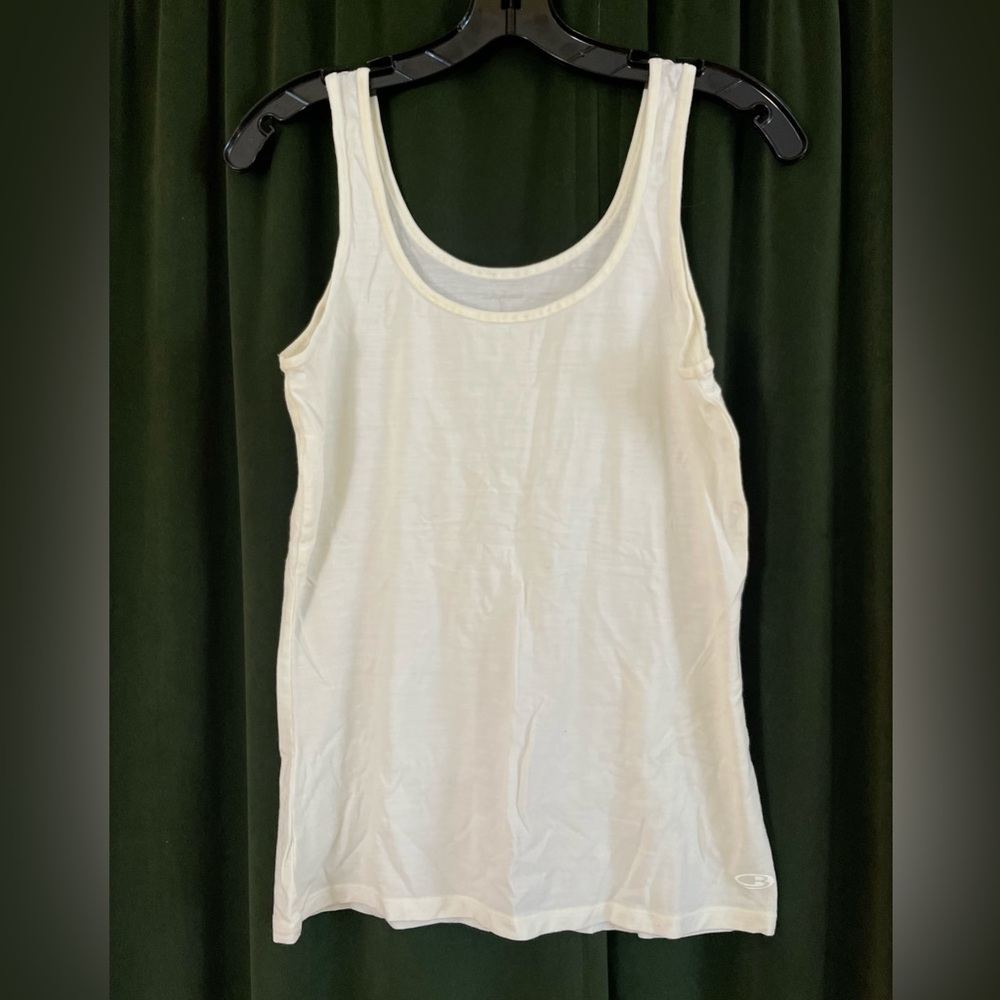Icebreaker White Women's Scoop Neck Tank